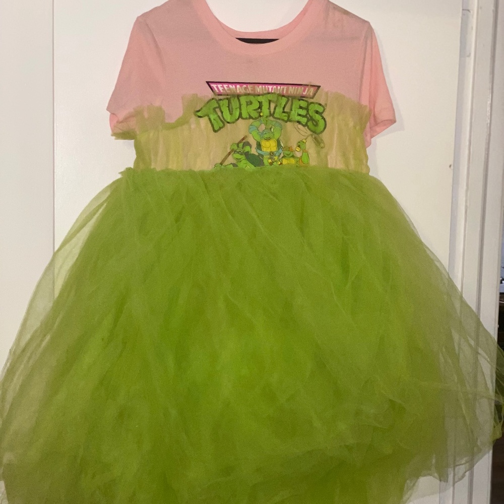 Custom Made T-Shirt Tulle Dress